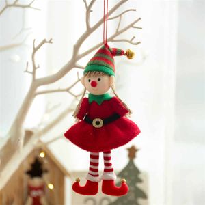 New creative cute elf doll doll small charm Christmas tree decoration pendant accessories supplies