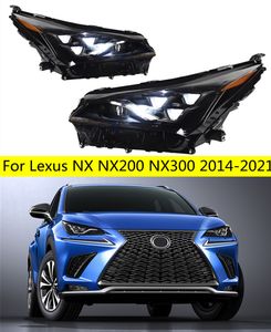 Auto Goods Front Lights för Lexus NX NX200 NX300 2014-2021 Högbalkstrålkastare Dagsljus på dagen