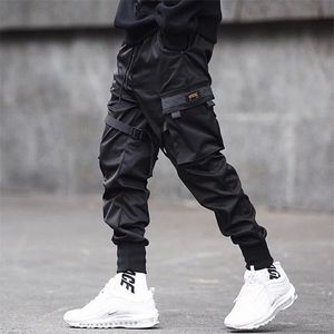 April Momo Men Spring Hip Pop Harlan Tooling Pants Elastic midja Hip Pop Pencil Pants Byxor Streetwear Hombre Sweatpants 201118