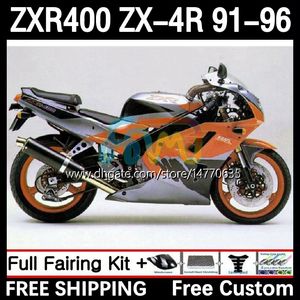 Kawasaki Ninja ZXR 400 CC ZX4R ZXR400 ZX-4R 91 92 93 94 95 96 12DH.164ボディZX 4R ZXR-400 1991 1992 1993 1994 1994 1995 1996 400CC 91-96 OEMキット新しいオルレンジェル