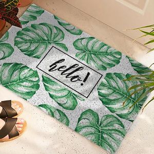 Dywany Ins Zielone rośliny mat camper dywan w łazience w kąpieli do wanna w kąpieli wewnętrznej dywany chłonne dywaniki antypoślizgowe 2022 Karpety