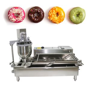 110V 220V 2-Row Mini donut machine commercial stainless steel multi-function automatic doughnut forming machine