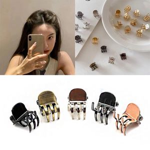 Wholesale hair color copper resale online - Antique Copper Small Mini Hair Claws Clamp Clip Pin Metal Grey Color Ponytail Cilps For Women Hair Accessories