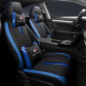 Original Design Spezielle Autositzbezüge für Honda Civic 11. Generation Perfekter Schutz Sitzkissen PU-Ledernähte Internes Zubehör