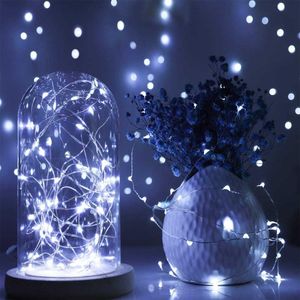 Sznurki LED Lights String Lights Bateria Wodoodporna impreza girland lampa świąteczna wystrój wakacyjny wystrój choinki wróżka oświetlona