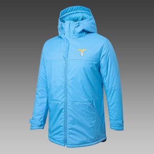 SS Lazio Erkekler Down Winter Outdoor Leisure Spor Paltosu Outerwear Parkas Takımı Amblemleri Özelleştirilmiş