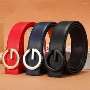 Belts High Quality Children Black Leather For Boys Girls Kids Casual Waist Strap Belt Waistband Jeans Pants Trousers Belts