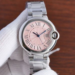 Kadınlar Otomatik Hareket İzliyor Mekanik Tasarımcı Moda Lüks Bilek Cartmontre de Luxe Montre de Luxe Orologio Pink Reloj