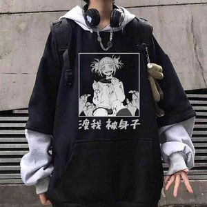 Meu Hero Academia Hoodies Homens Mulheres Manga Longa Suéter Himiko Toga Bluezy Roupas