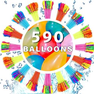 Water Balloons for Kids Adults Filling Balloon Set Summer Splash Party Easy Quick Fun Outdoor Backyard for Swimming Pool