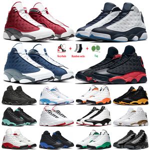 Mens Basketball Shoes 13 13s Jumpman black cat Red flint Hyper Royal Chicago Cap and Gown Neutral Grey purple Phantom Designer Men Sports Sneakers