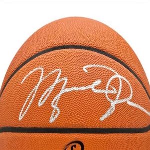 Coleccionables De Autógrafos al por mayor-Micheal Nuevo autografiado firmado firmado Autógrafo Autógrafo Indoor al aire libre Sprots Basketball Ball224G