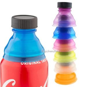 Coperchi riutilizzabili in plastica trasparente per lattine di soda, coperture per bottiglie, tappi topper, accessori da picnic, adatti a lattine standard per bibite/bevande/birra