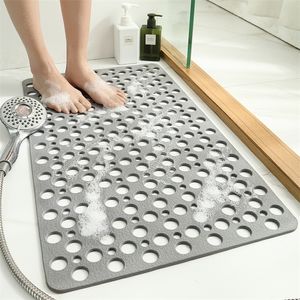 Eovna Shower Mat PVCバスルームノンスリップラウンドシリコンノンスリップマッサージ吸引パッドフット220511