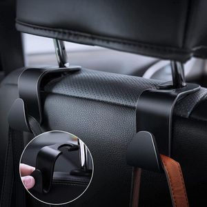 Interiördekorationer 1/2st bilstols ryggkrok bärbar nackstöd för handväskväskor Klädhållare Auto Accessories Interior