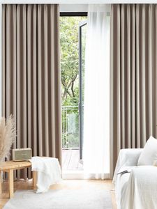 Curtain & Drapes Japanese Crumpled Fine Texture Cotton And Linen Shading Thickened Curtains Home Bay Window Finished Products Wholesale GycC