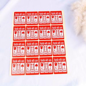 Gift Wrap 40/50/100/240pcs/lot Fragile Warning Label Sticker Up And Handle With Care Keep Dry Express LabelGift