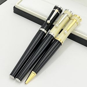 Yamalang Milky White Black Series Ballpoint Pens 롤러 펜 Fountain-Pen Office 문구 학교 공부 펜 럭셔리 선물 최고 품질