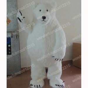 Хэллоуин белый медведь талисман талисмана костюмы карнавальные подарки подарки взрослые игры на вечерин