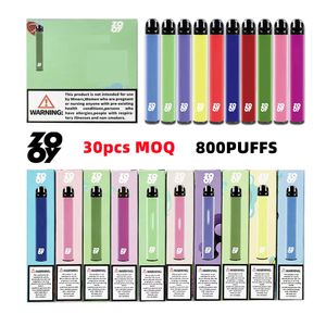 100 オリジナルのZooy Puffs MOQ Eletronic Tabertette Disuperable Vape Slim Pack ml mahバッテリーvs Puff Bar Bar Bang xxl Pen