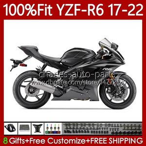 Формаги для инъекций для YAMAHA YZF-R6 YZF R6 R 6 600 CC YZFR6 17 18 19 20 20 21 22 Body 119NO.71 YZF-600 2017 2018 2019 2020 2021 2022 YZF600 17-22 OEM Code Word