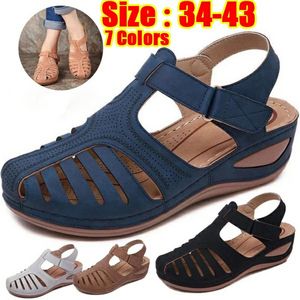 Premium Orthopädische Sandalen Frauen Bunion Corrector Plattform Walking Weibliche Strand Schuhe Damen Keil Alias Mujer 220602