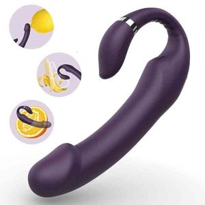 Sex Toy Massager dubbel vibrator f￶r kvinnor par lesbisk dildo g spot clit nippel massage vagina klitoris stimulator exotiska anal leksaker vuxna