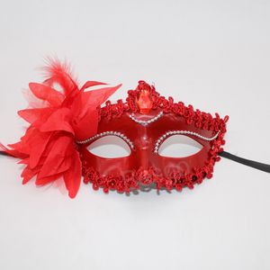 Zambak çiçek parti maskesi Cadılar Bayramı Venedik Maskerade Maskeleri Kadın Seksi Çiçek Maskeleri Noel Doğum Günü Balo Malzemeleri 9 Renk BH7040 TYJ