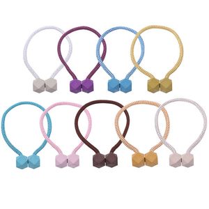 Home Magnetic Curtain Tiebacks ganchos Clipes de corda de fivela de ímã Treça de back office Kids Blackout Painéis e janela DHL grátis y01