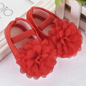 First Walkers TELOTUNY 2022 FASHION Toddler Kid Baby Girl Chiffon Flower Elastic Band Born Walking Shoes For Girls Sneaker ZY30