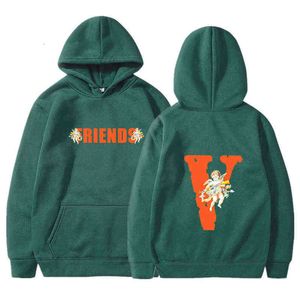 Sweatshirts and autumn leisure fashion vlones friends Angel sweater loose Hoodie men's and women's Hoodie