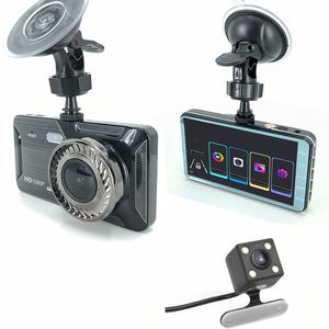 4.0 بوصة 1080P HD CAR DASH CAM AUTO DRIVENT VIDEO RECORDER CAR DVR 170 REARVIEN