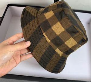 Hats de balde de designer feminino masculino Casquette de luxo Brown Casquette Bonnet Beanie para mulheres e homens Fedora Caps de beisebol do Sun Hats 2022 Hot