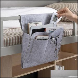 Other Home Storage Organization Housekee Garden Bedside Bed Sofa Side Hanging Bag Non-Slip Ipad Bedsides Book Remote Pocket Inventory Pae1