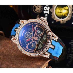 Luxus -Männer Mechanical Watch Douyin Commodity Diamond Ring Roge Automatische Genfer Brand Armbanduhr