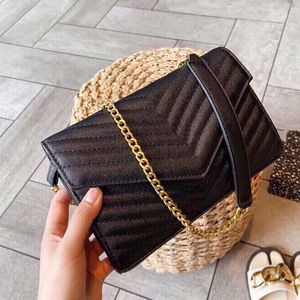 Bolsas de designer de luxo Bolsa de ombro único preto Cadeia de moda Moda Backpack Mulheres Bolsa de compras