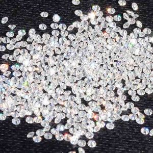 D-Farbe, loser Moissanit-Edelstein, 0,005 ct bis 0,085 ct, Moissanit-Perle, 1 mm bis 2,9 mm, VVS1, ausgezeichneter Schliff, Test ist mit Diamanten eingelegt. Exquisiter Schmuck