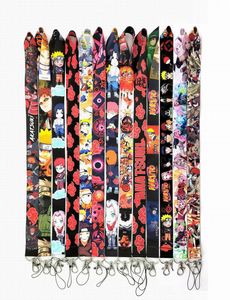 Små grossist 100 st cartoon japan anime lanyard rem nyckel kedja id -kort hänger rep sling nackhänge pojke tjej gåvor #11