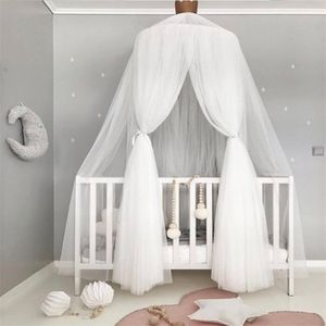 Домашний декор кровать сетка детская комната, украшенная подвесной занавеской палатой, детские дети 220531
