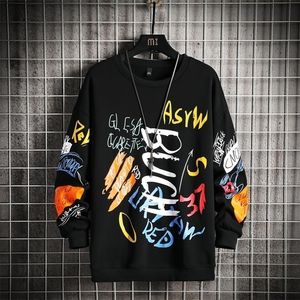 Meatshirt Meatshirt Casual Hoodies Primavera Graffiti Oversized Japanese Hip Hop Streetwear Homens Soltos Sueter Moletom Top 220406