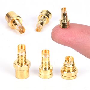 Lampbaser MMCX Kvinnlig koppar Jack L￶dtr￥danslutning PCB Montering PIN IE800 DIY Audio Plug -adapter Anslutningar