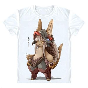 Magliette da uomo Made In Abyss Camicie a maniche corte multi-stile Meido Abisu Akihito Tsukushi Nanachi Riko Mitty Srajo Cosplay Camicia da uomo