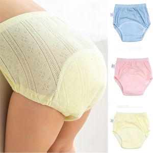 born Training Pants Baby Shorts Solid Color Washable Underwear BABY Boy Girl Cloth Diapers Reusable Nappies Infant Panties 220728