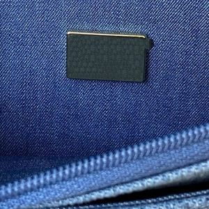 Moda Sprzedaż Klasyczne ulepszone magnetyczny sprzęt Portfety łańcucha damskiego najwyższej jakości tkanin dżinsowy luksurys designerka torebka moneta C2648
