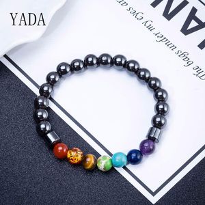 Charm Bracelets Gifts Rainbow Chakra Bracelets amp Bangles For Men Magnetic Therapy Health Care Loss Weight Effective Yoga Bracelet BT2000