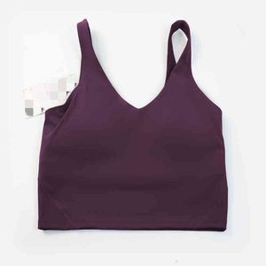 صدمية Yoga Bra Running Gym Sports Bra Top Designer Lu Women Exply Exping Up تمرين قميص اللياقة البدنية محصول اليوغا Tops Brassiere SS13