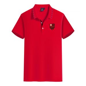Clube de Regatas do Flamengo Men Summer Leisure High-End Combed Cotton T-Shirt Professional Short Sleeve Lapel Shirt