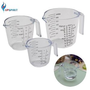Upspirit ps matklass Material Uring Cup med skala och hantera vattenmjölk äggulsula kök urementverktyg y200531