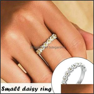 Wholesale cuff rings for sale - Group buy 2021 Sweet Vintage Daisy Rings For Women Cute Flower Ring Adjustable Open Cuff Wedding Engagement Female Jewelry Bague Gift Drop Delivery Ba