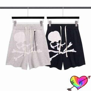 Men's Shorts Knitting Skull Mastermind World Shorts 2022 Men Women 1 1 High Quality Big Graphic Mastermind Japan Shorts MMJ Breeches T220825